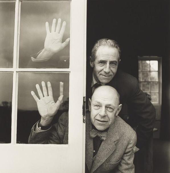 Lee Miller, Jean Dubuffet and Georges Limbour, Farrley Farm, 1959